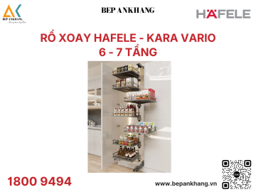 Phụ kiện tủ đồ khô Hafele Kara Vario 595.82.805 ( 6 tầng )